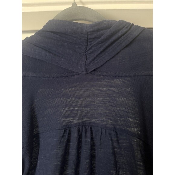 Lilly Pulitzer Cardigan Size XSmall Navy Blue Open Front Lightweight - Picture 7 of 10